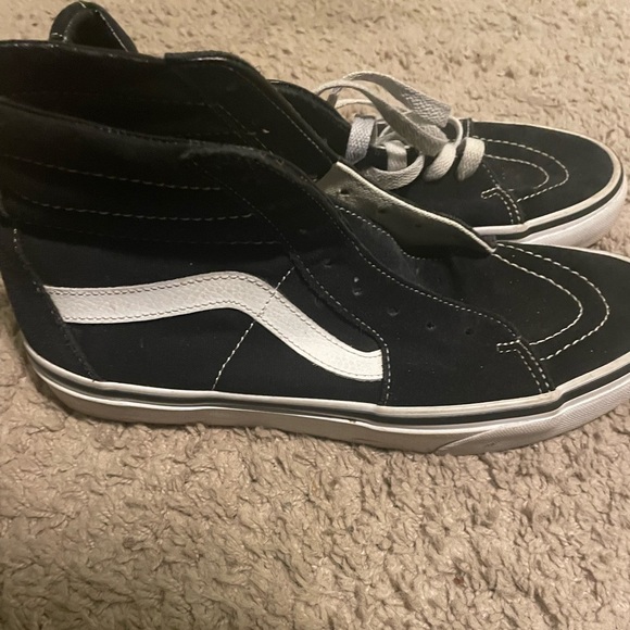 Black Sk8 Hi Vans - Picture 2 of 3